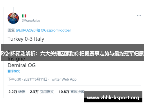 欧洲杯预测解析:六大关键因素助你把握赛事走势与最终冠军归属 欧洲杯预测解析:六大关键因素助你把握赛事走势与最终冠军归属