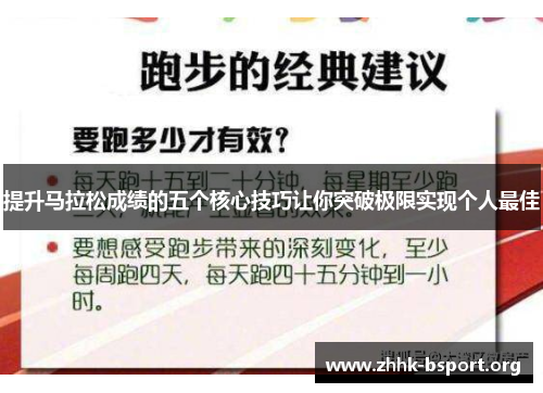 提升马拉松成绩的五个核心技巧让你突破极限实现个人最佳 提升马拉松成绩的五个核心技巧让你突破极限实现个人最佳